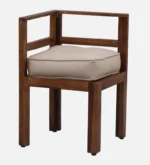 Yorvella Solid Wood Dining Table Set in Natural Harmony Finish - Image 2