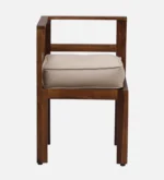 Yorvella Solid Wood Dining Table Set in Natural Harmony Finish - Image 3