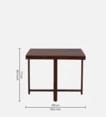 Yorvella Solid Wood Dining Table Set in Natural Harmony Finish - Image 8