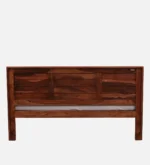 Yrvon Queen Size Bed Without Storage in Smoked Walnut Finish by Elmarq - Image 3