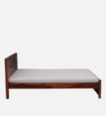 Yrvon Queen Size Bed Without Storage in Smoked Walnut Finish by Elmarq - Image 4