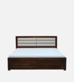 Zelcrona Luxury Wooden King Size Bed for Sophisticated Bedroom Decor - Image 4
