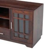 Best wooden tv unit for living room with storage - Image 2