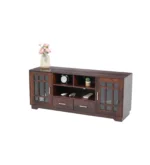 Best wooden tv unit for living room with storage - Image 8