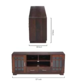 Best wooden tv unit for living room with storage - Image 9