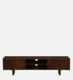 Best wooden tv unit for living room with storage in india online - Image 2