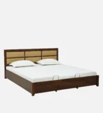 Beltrix Modern Wooden Bed with Spacious Storage Area - Image 2