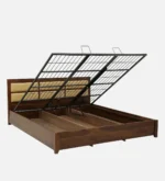 Beltrix Modern Wooden Bed with Spacious Storage Area - Image 3