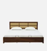 Beltrix Modern Wooden Bed with Spacious Storage Area - Image 4