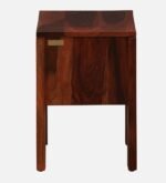 Orlan Solid Wood Nightstand in Ashwood Mist Finish with Open Shelf - Image 2