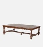 Jackfruit Wood Traditional Coffee Table in Dark Mahogany - Image 3