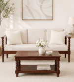 Mulberry Wood Artisan Coffee Table in Golden Honey