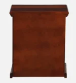 Caldrew Solid Wood Nightstand in Vanilla Bark Natural Finish with Drawer - Image 4