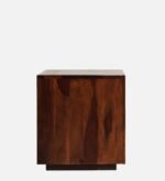 Zovren Solid Wood Bedside Table in Dusty Ember Natural Finish - Image 3
