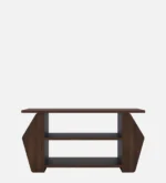 Teak Grain Rectangular Coffee Table in Honey Oak Finish - Image 3