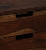 Queln Solid Wood Bedside Table in Mossy Stone Natural Finish - Image 6
