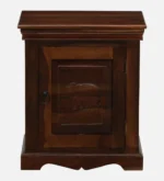 Wrevolk Solid Wood Nightstand in Golden Fawn Finish with Open Shelf4 - Image 7