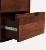 Zovren Solid Wood Bedside Table in Dusty Ember Natural Finish - Image 7