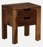 Wolde Acacia Wood Bedside Table in Pale Dusk Natural Finish - Image 5