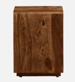 Pelvyn Sheesham Wood Bedside Table in Sunlit Stone Natural Finish - Image 7