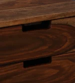 Wolde Acacia Wood Bedside Table in Pale Dusk Natural Finish - Image 6