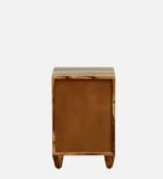 Kroven Acacia Wood Nightstand in Rustic Loam Finish with Drawer - Image 7