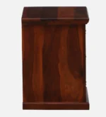 Caldrew Solid Wood Nightstand in Vanilla Bark Natural Finish with Drawer - Image 9