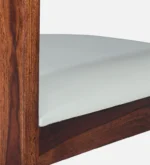 mall Sheesham Wood Arm chair In Provincial Teak Finish - Image 11