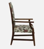 Siting Sheesham Wood Arm Chair In Provincial Teak Finish - Image 4