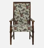 Siting Sheesham Wood Arm Chair In Provincial Teak Finish - Image 6