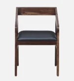 klint Sheesham Wood Arm Chair In Honey Oak Finish - Image 4