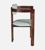 mall Sheesham Wood Arm chair In Provincial Teak Finish - Image 7