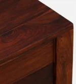 clone Sheesham Wood Writing Table in Scratch Resistant Honey Oak Finish - Image 10