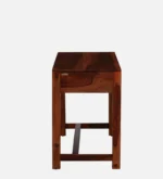 clone Sheesham Wood Writing Table in Scratch Resistant Honey Oak Finish - Image 5