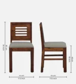 ldoria Sheesham Wood Dining Table in Classic Natural Finish - Image 8