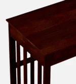 lovly Writing Table In Dark Walnut Finish - Image 4