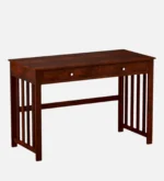 lovly Writing Table In Dark Walnut Finish - Image 5