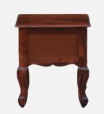 Lurven Sheesham Wood Bedside Table in Smoked Almond Natural Finish - Image 7