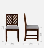 modern luxury dining table set with storage and comfortable seating - Image 3