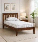 salvera Sheesham Wood Single Bed In Provincial Teak Finish