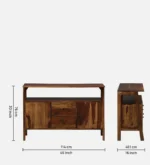 Aarav Sheesham Wood Cabinet - Image 3