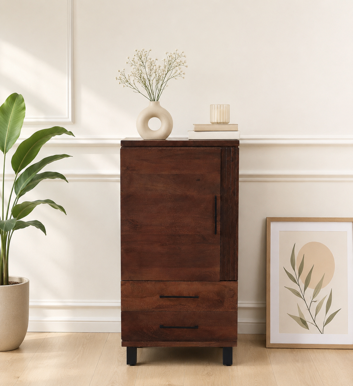 Alder Grove Premium Wooden Storage Cabinet classic wood (1) Alder Grove Premium Wooden Storage Cabinet - Image 1