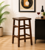 Arlo Sheesham Wood Bar Stool in Honey Finish