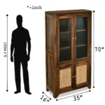 Arlo Sheesham Wood Bookshelf - Image 3