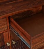 Aspen Sheesham Wood Utility Cabinet in Teak Finish - Image 12