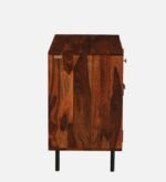 Aspen Sheesham Wood Utility Cabinet in Teak Finish - Image 7