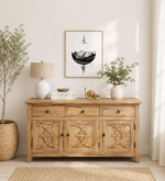 Atharv Solid Sheesham Wood Cabinet With Spacious Storage