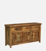 Atharv Solid Sheesham Wood Cabinet With Spacious Storage - Image 3