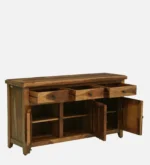 Atharv Solid Sheesham Wood Cabinet With Spacious Storage - Image 5