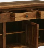 Atharv Solid Sheesham Wood Cabinet With Spacious Storage - Image 6